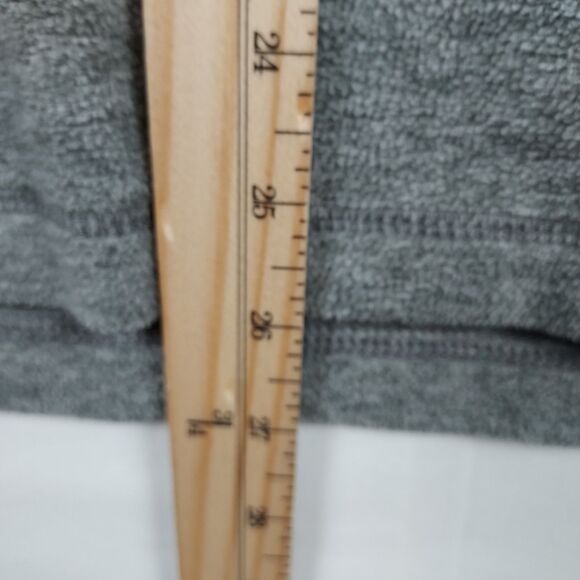 Eddie Bauer Men’s L ¼‑Zip Sweater Fleece Hoodie Gray Pocket Pullover Outdoor - Picture 7 of 9